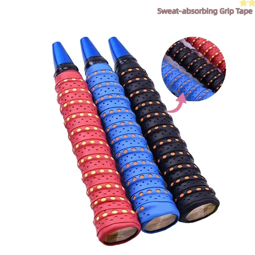 Anti-slip tape for Rackets, Absorbs sweat, for Tennis, Badminton, Squash, Anti-slip Hairband