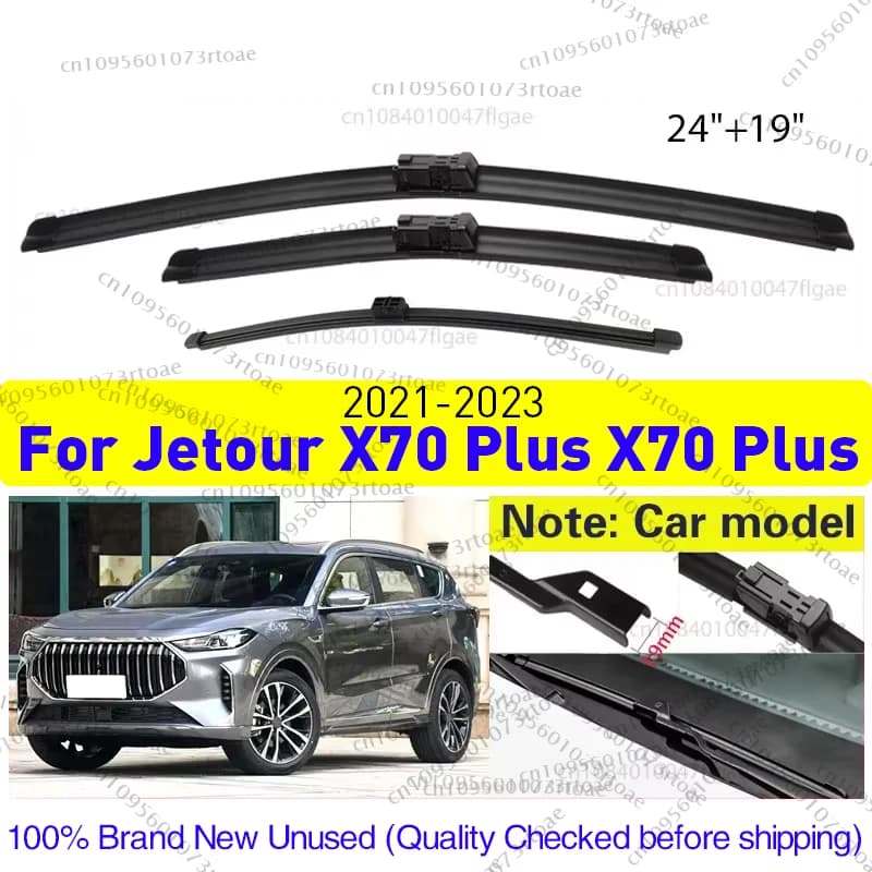 Per Jetour X70 Plus X70 Plus 2021 2022 2023 3pcs Tergicristallo Anteriore Posteriore Spazzole Tergicristallo Parabrezza Finestra Pulita Auto Spazzola Pioggia