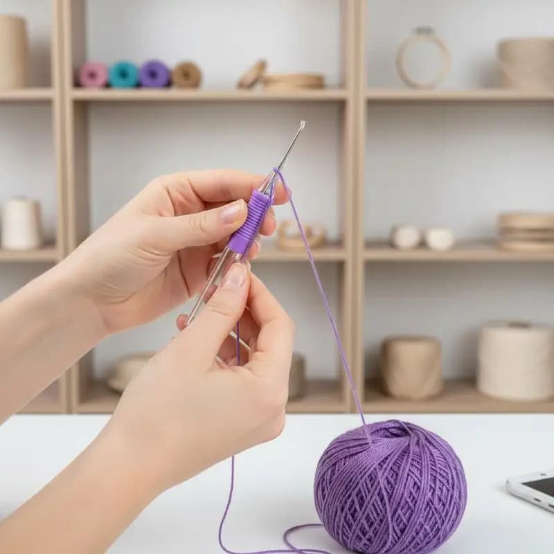Set di Penne per Ricamo Durevoli con Ago per Punch Needle e Infilatore per Fili, Strumenti per Lavori Fai-da-Te, Lavoro a Maglia e Tessitura