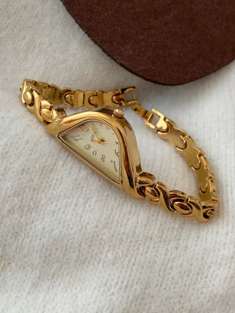 Orologio al Quarzo Impermeabile da Donna 22mm in Oro, Elegante Orologio da Polso, Confezione Regalo Premium, Regalo Perfetto per le Feste