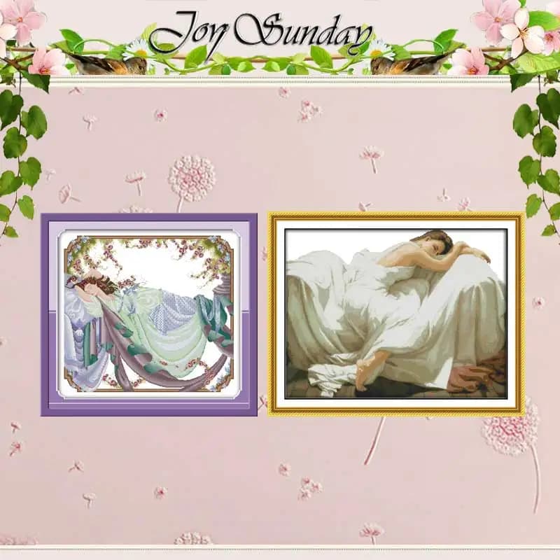 Sleeping Beauty Patterns contati Set punto croce fai da te 11CT 14CT 16CT timbrato DMC Kit punto croce ricamo ricamo artigianato