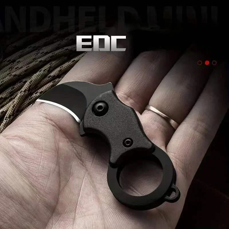 1pc Mini Folding Pocket Knife With Claw Design For Outdoors, Home And Travel - Keychain Foldable Knife, Perfect For Camping, Min