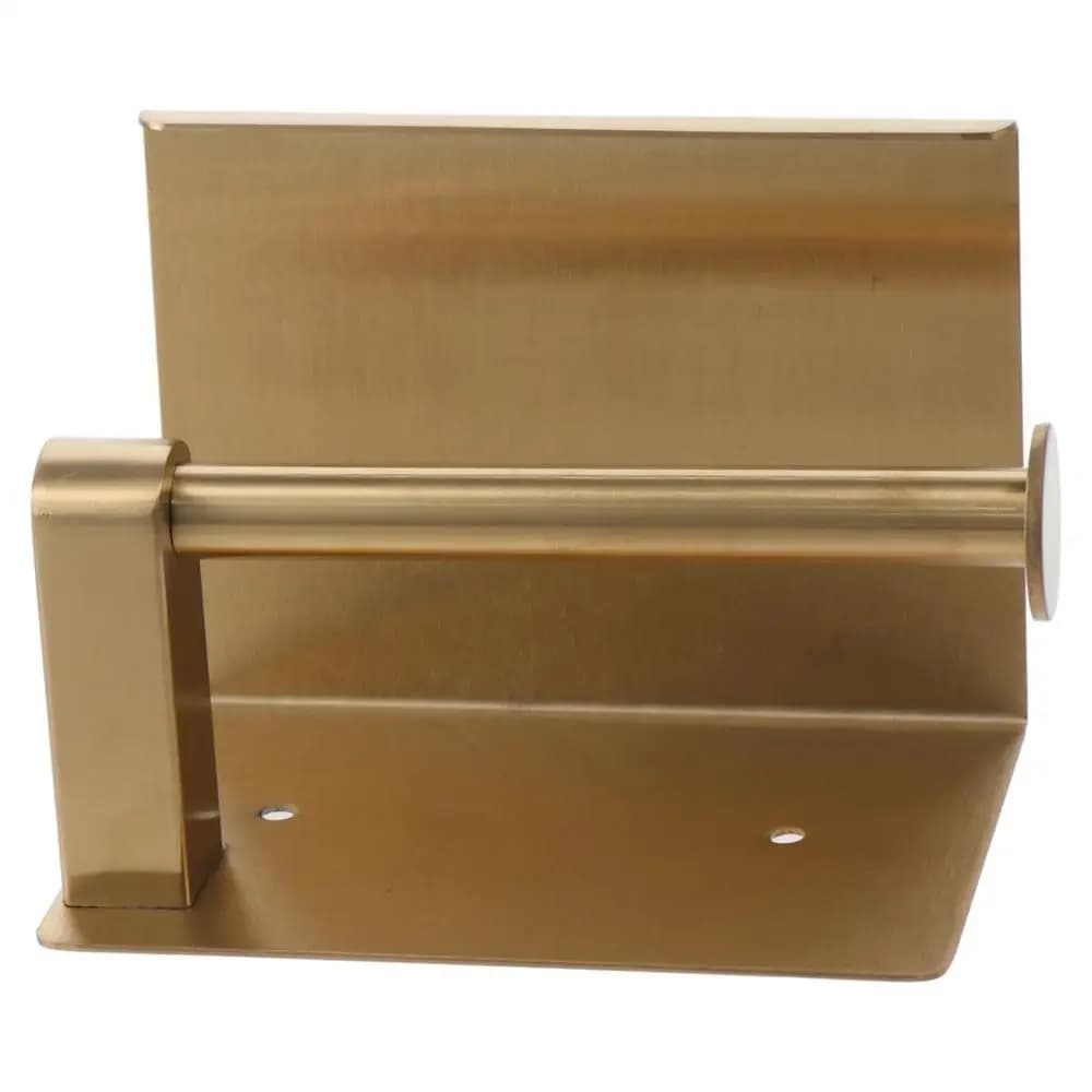 Porta carta igienica dorato a parete con perforazione Mensola per telefono moderna/moda in acciaio inossidabile Mensola portaoggetti a parete per bagno