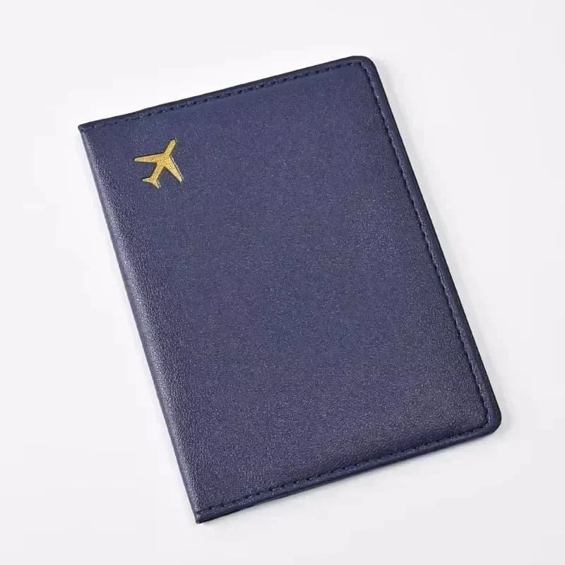 Custodia per passaporto per carte da donna e da uomo Custodia per biglietti aerei Clip per passaporto Portafoglio da viaggio Porta documenti in pelle PU Porta passaporto Copertine per borse