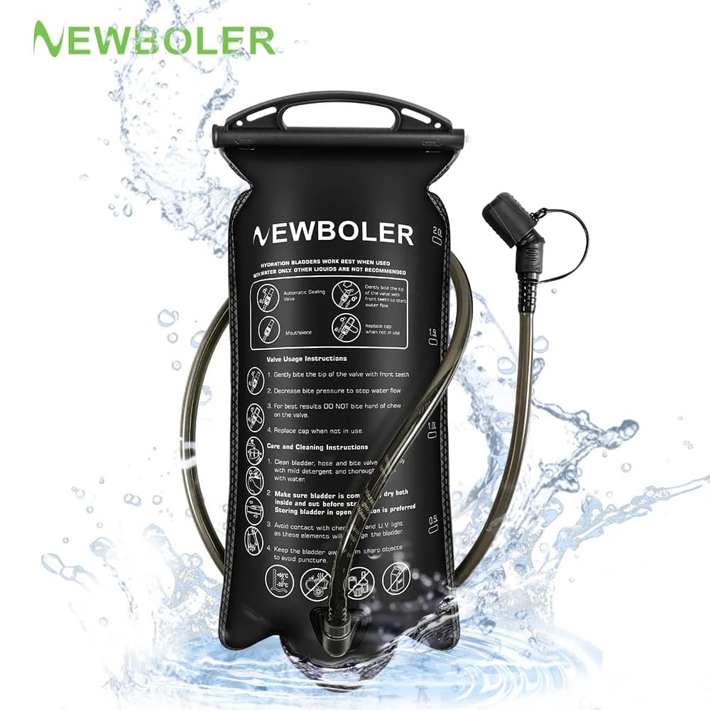 Sports Water Moisturizing Package Storage Bag Portable Drinkable Camping Water Bag for Food Use without BPA 1.5L/2L/3 L