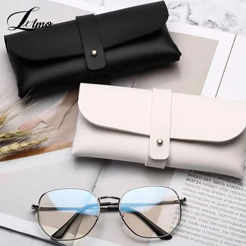 Custodia per occhiali borsa per occhiali morbida in pelle da donna borsa per occhiali da sole portatile di moda accessori per borse custodia per occhiali scatola per occhiali da sole