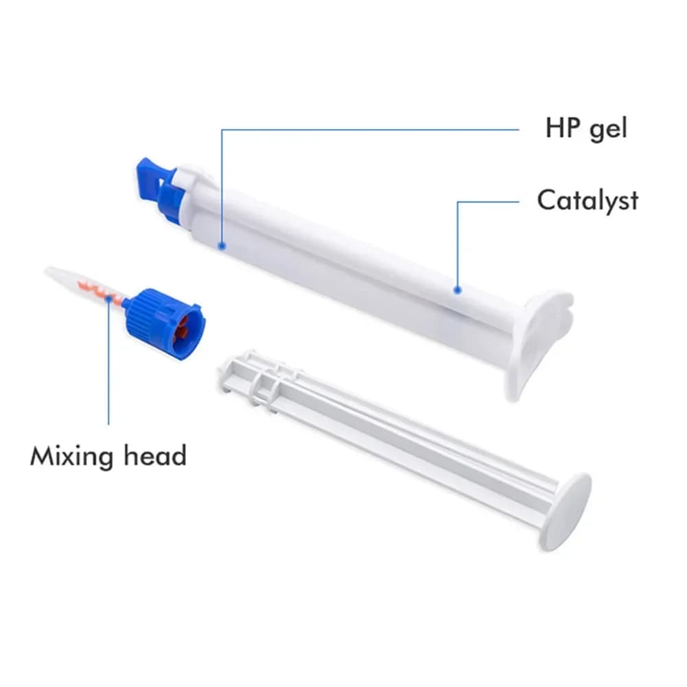 Professional 35HP Double Barilotto Dental Gel Whitening Dentale Barrier Genghivale Candeggina Dei Denti Sbiancante Peroxide Hydrogen 2.5/5ml