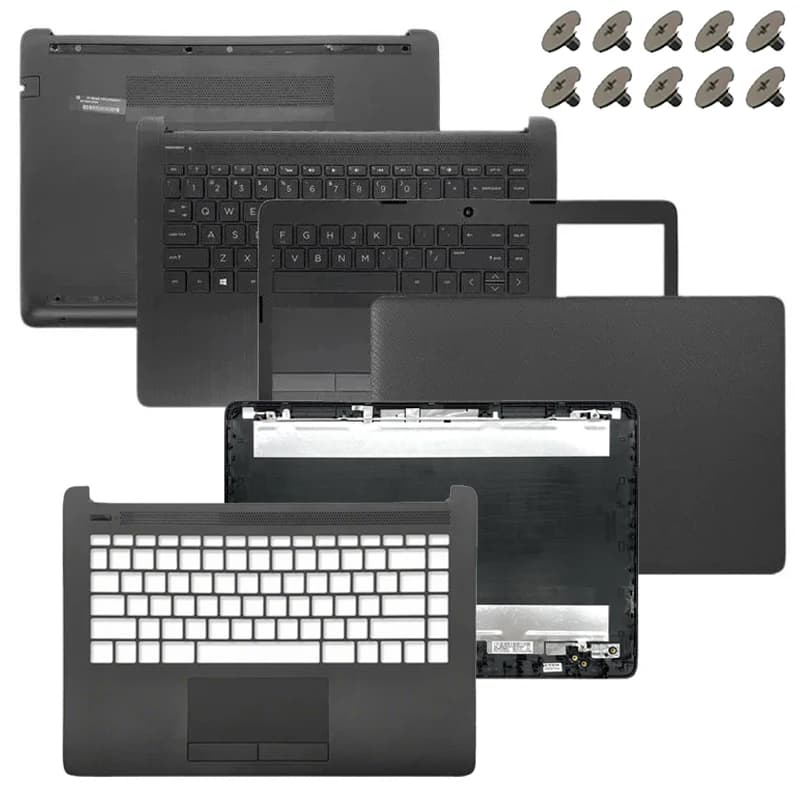 NUOVA Custodia Del Computer Portatile Per HP 14-CM 14-CK 14-DG 240 G7 245 246 G7 LCD Della Copertura Posteriore/Lunetta Anteriore/Cerniera/Palmrst Maius/Inferiore L44056-001