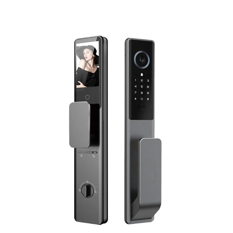 Hotel Smart Door Fingerprint Porta anteriore in alluminio impermeabile WiFi Key Card Master Switch Caratteristiche chiave fotocamera