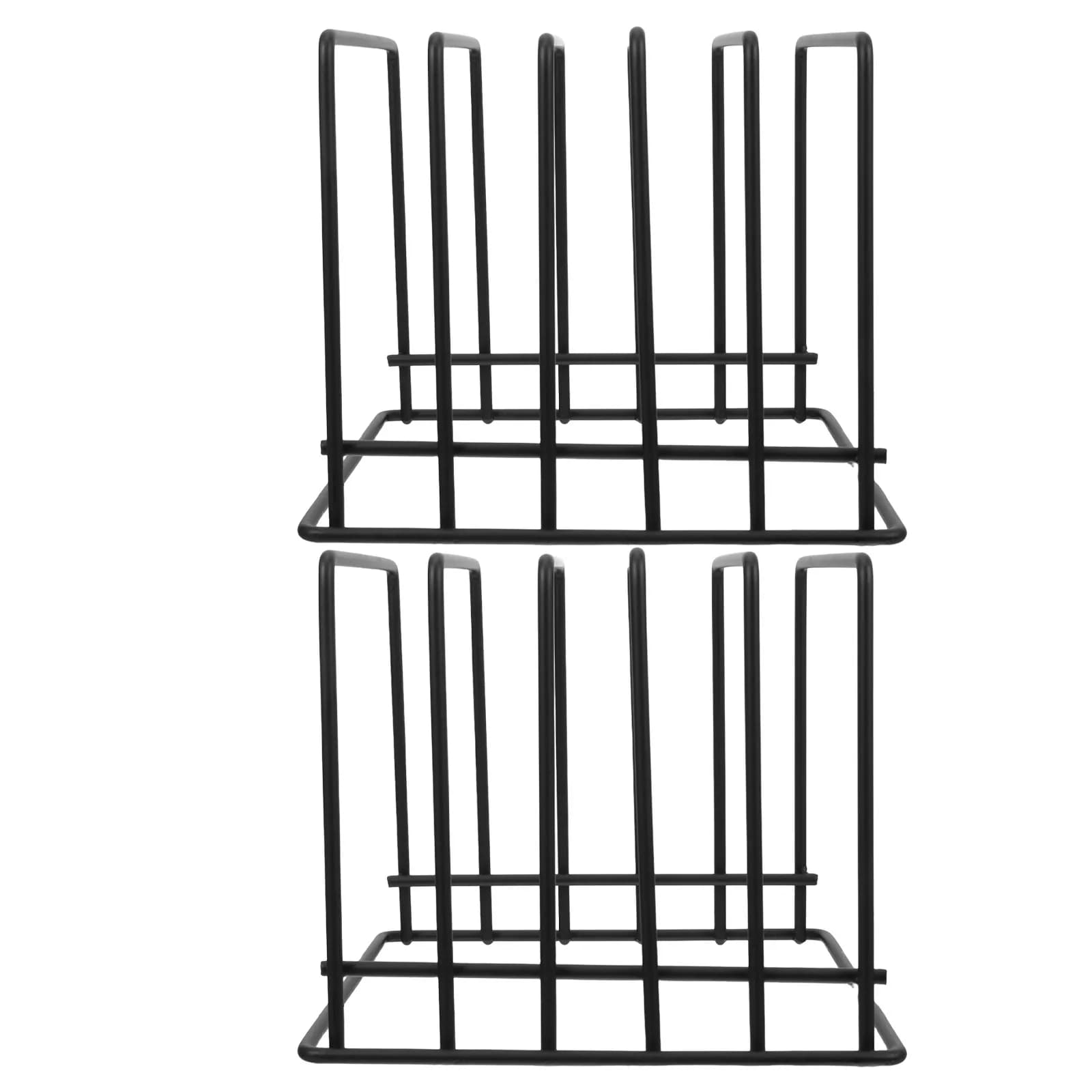 2Pcs Countertop Chopping Board Rack Kitchen Bakeware Organizer Stand for Cutting Boards Frying Pans Baking Trays Modern Stylish