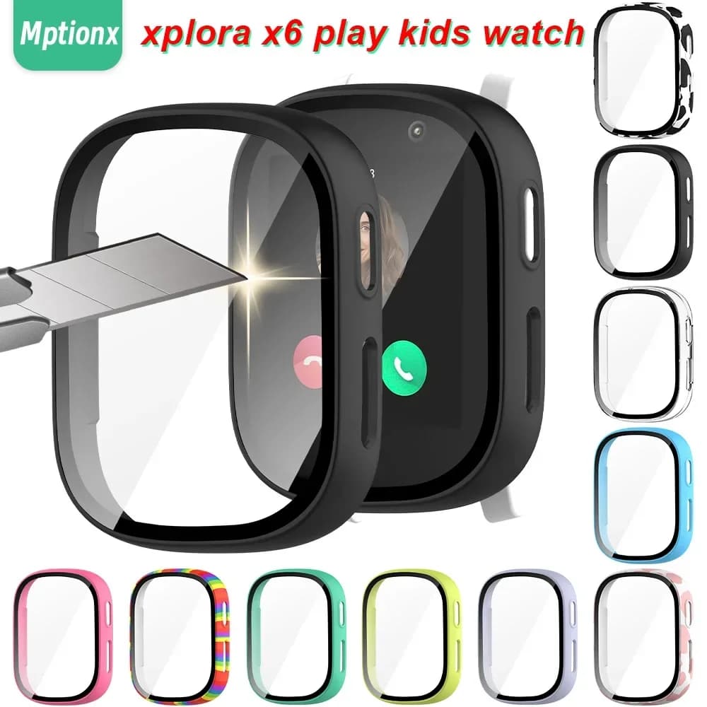 Custodia per Xploar X6 Play Kids Smart Watch Proteggi schermo Duro completo protettivo completo per Xplora X5 Play Accessori