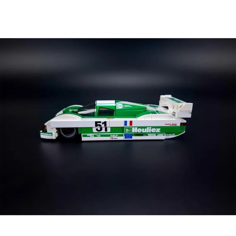 MOC-236950 New WM P88 Sports Racing Car Building Block Model, 266 Parts, Boys' Children's Birthday Building Block Toy Gift