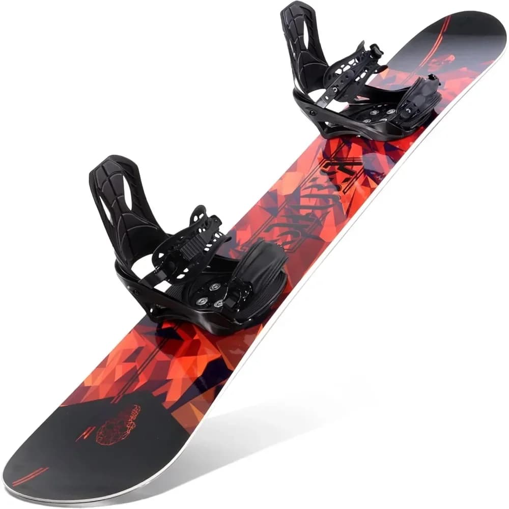 Pacchetto snowboard e rilegatura Summit: il miglior snowboard e leganti per tutti i terreni, doppio direzionale, con profilo ibrido per tutti i livelli