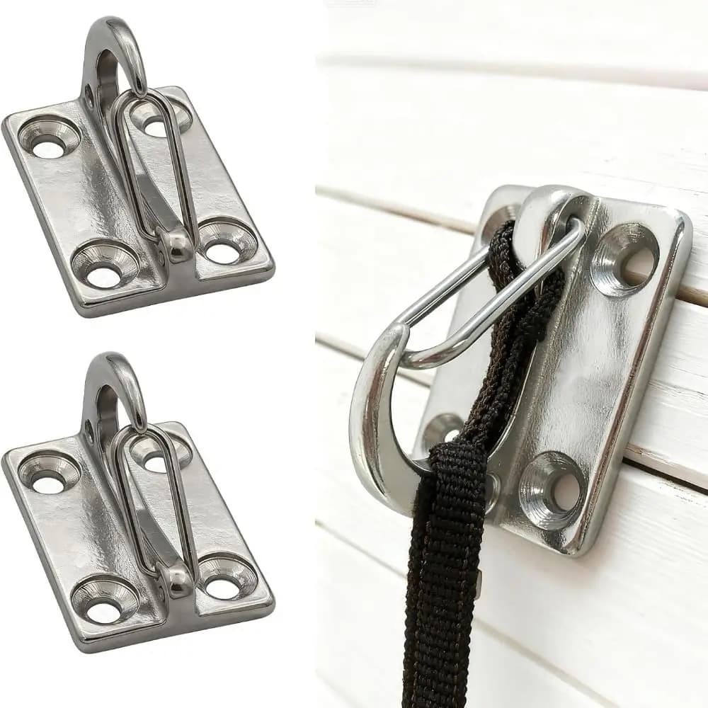 Heavy Duty 316 Stainless Steel Wall Hooks Multi-functional Quick-Setup Dog Leash Holder Sturdy Wall Mount Holder Garage