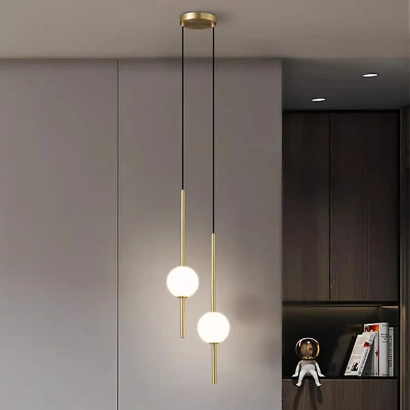 1pc Lampada a LED moderna per l'arredamento della casa, lampada da comodino, lampada a sospensione, lampadario a LED, illuminazione per interni