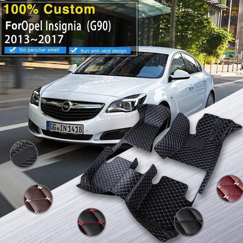 Tappetini per auto completi RHD per Opel Insignia G09 A Mk1 2013 ~ 2017 Tappetini anti-sporco Tappetini per auto Tapete Automotivo Para Carro Floor Car