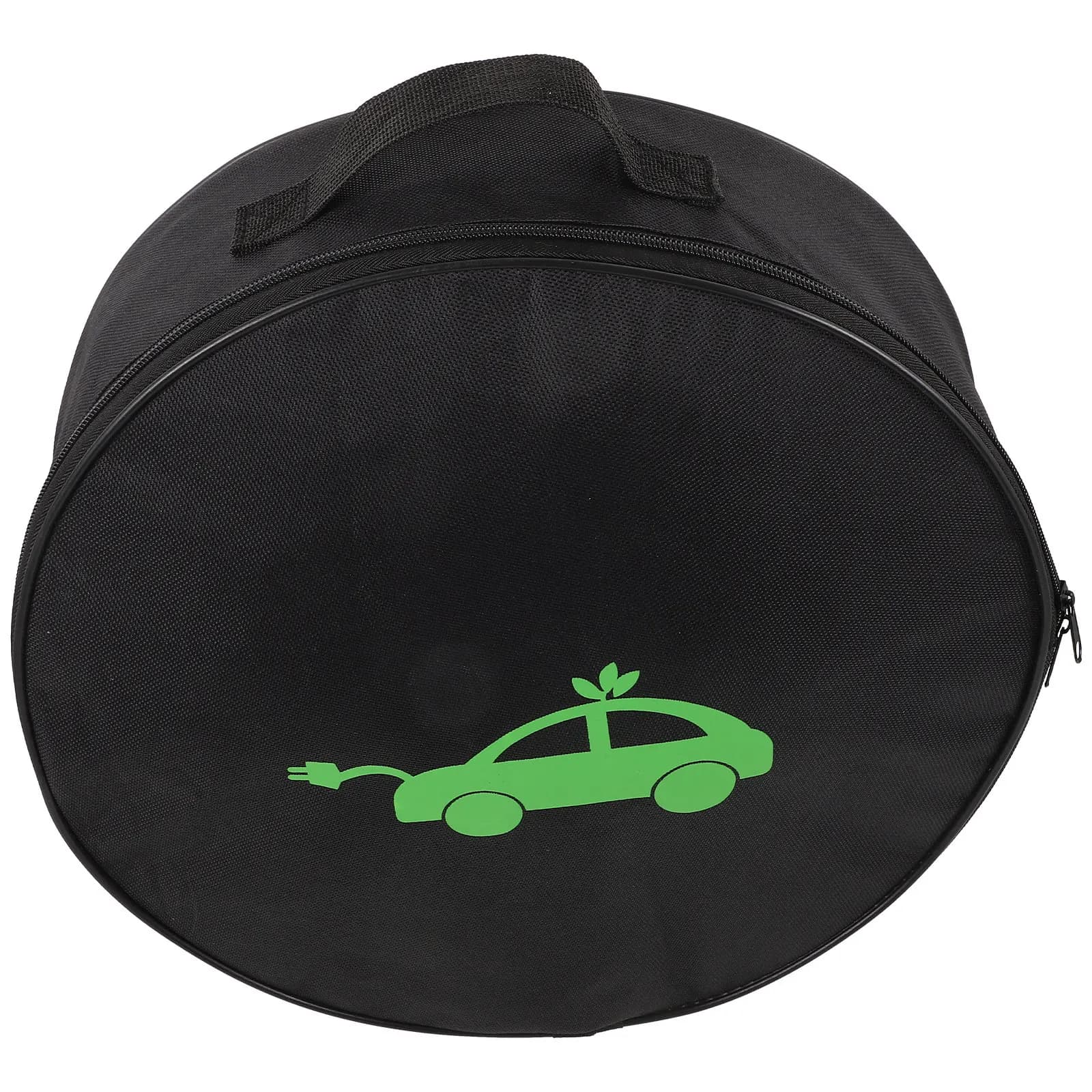 Borsa per caricabatterie EV a forma rotonda, custodia portatile per cavi EV, organizer per bagagliaio auto, attrezzatura per la ricarica di veicoli elettrici