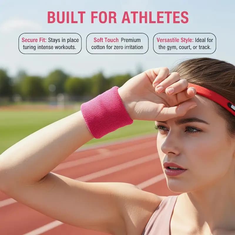 NEW Men Women Gym Fitness Wrist Guard 1Pc Sports Wristband Sweat Wrist Support Protector Tennis Basketball Volleyball Accessory