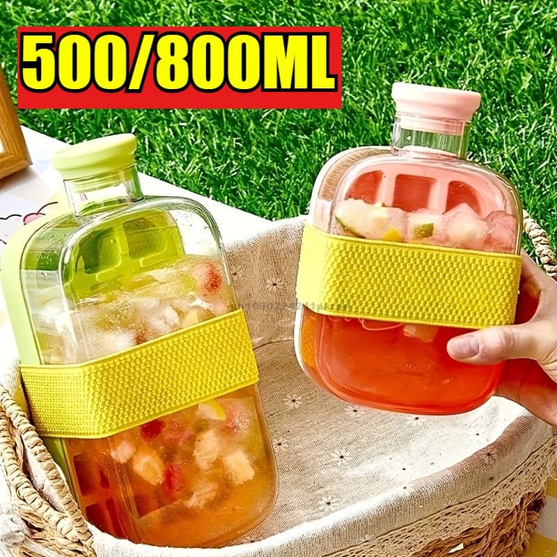 Tazza di paglia portatile Tazza di cubetti di ghiaccio Feste Bevande Stampo per ghiaccio/Griglia di ghiaccio Accessorio da cucina in plastica alimentare a sgancio rapido College