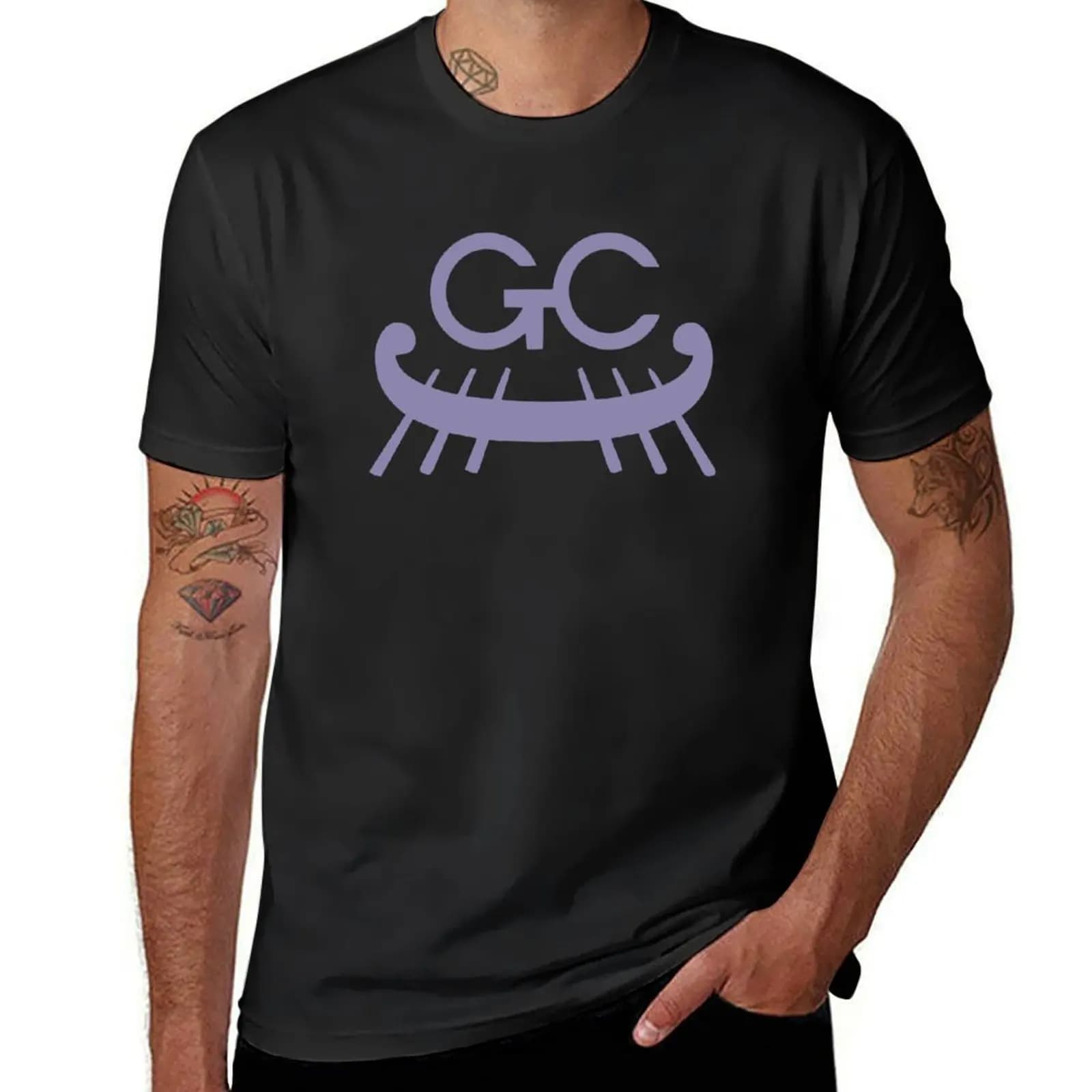 Galley La Company Logo (Purple) T-Shirt quick drying Aesthetic clothing summer tops mens big and tall t shirts