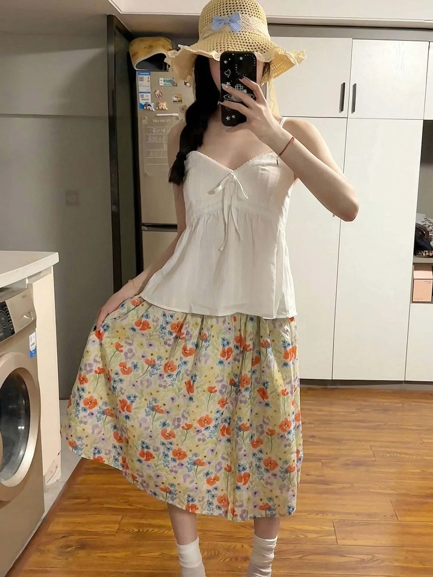 Top da donna taglie forti con scollo a V e pizzo, bianco, con cintura, estivo, modellante, stile casual chic con nodo, per il tempo libero