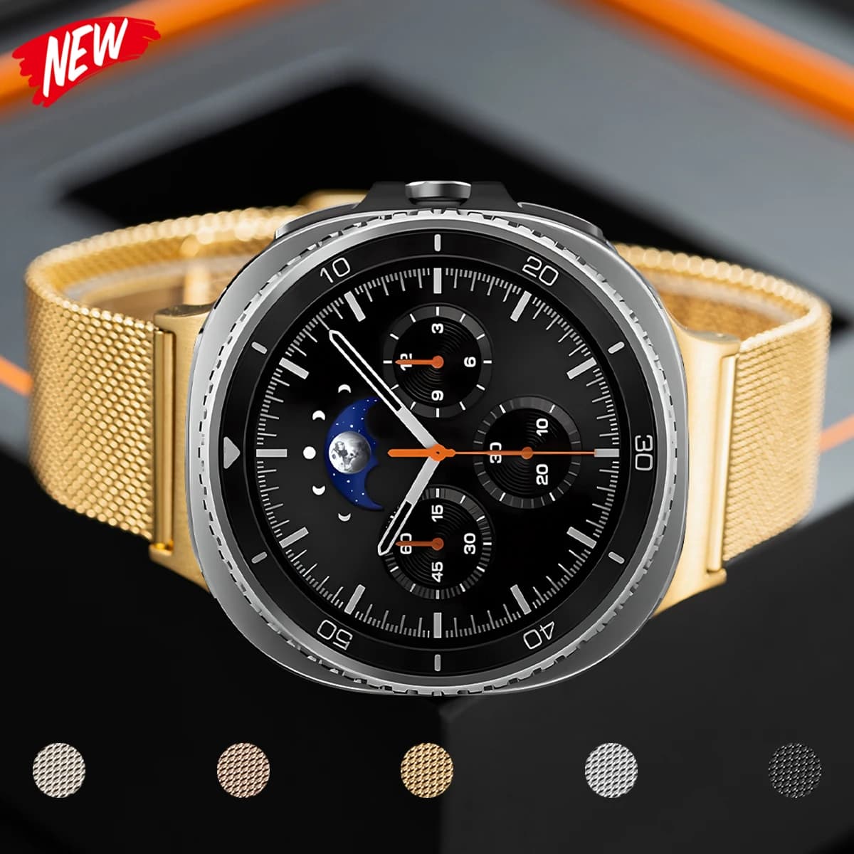 Cinturino milanese per Samsung Galaxy Watch 8 40mm 44mm 8Classic 46mm Cinturino in acciaio inossidabile per Galaxy Ultra 2025 Bracciale in metallo 47mm