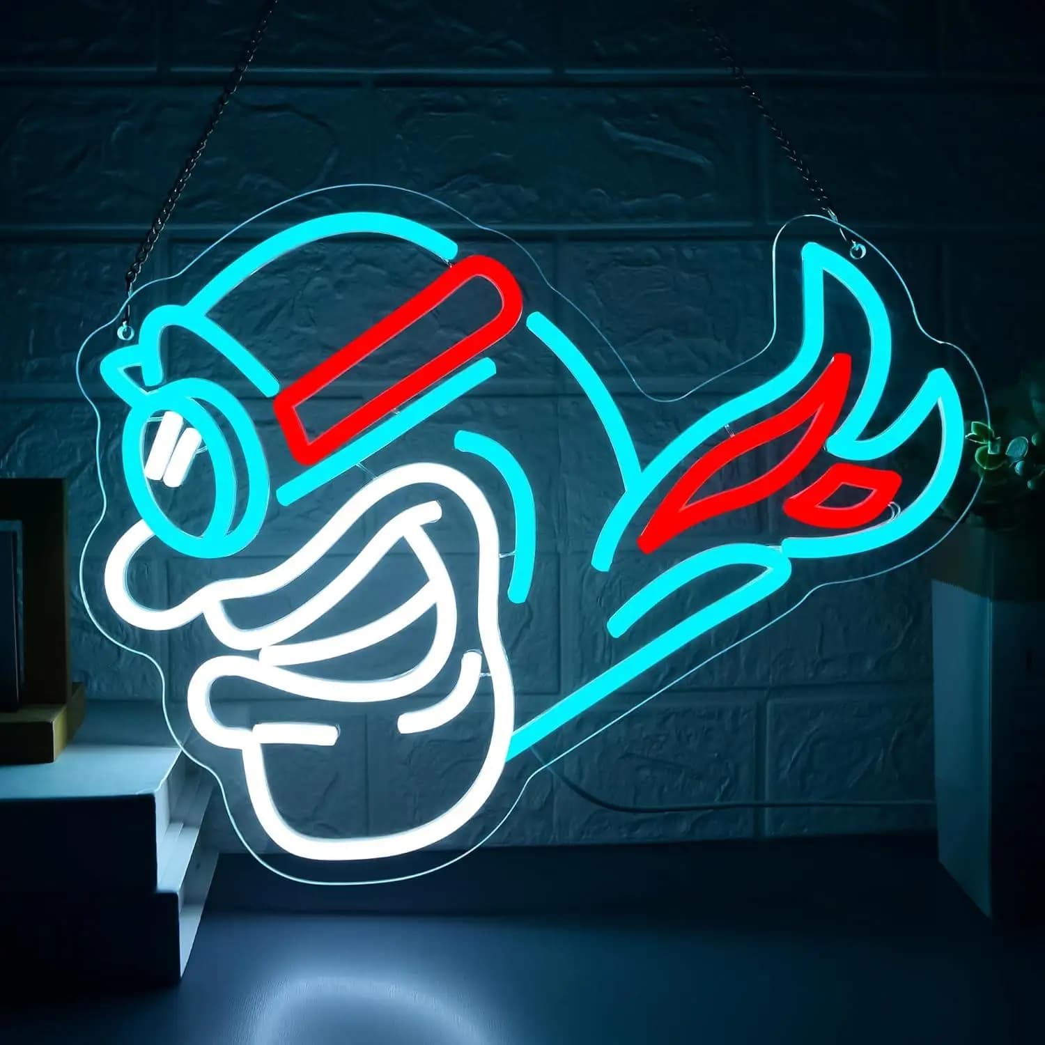 Insegna al Neon Universitaria a LED Dimmerabile USB per Basket, Luci al Neon per Man Cave, Dormitorio, Bar, Club, Regali Sportivi per Studenti, Tifosi, Uomini