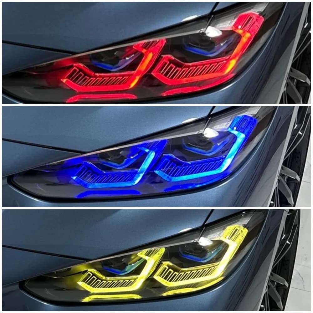 CSL Yellow Angel Eye DRL LED board per BMW serie 4 G22 G23 G26 G80 G82 M3 M4 420I LED faro Laser luce di marcia diurna