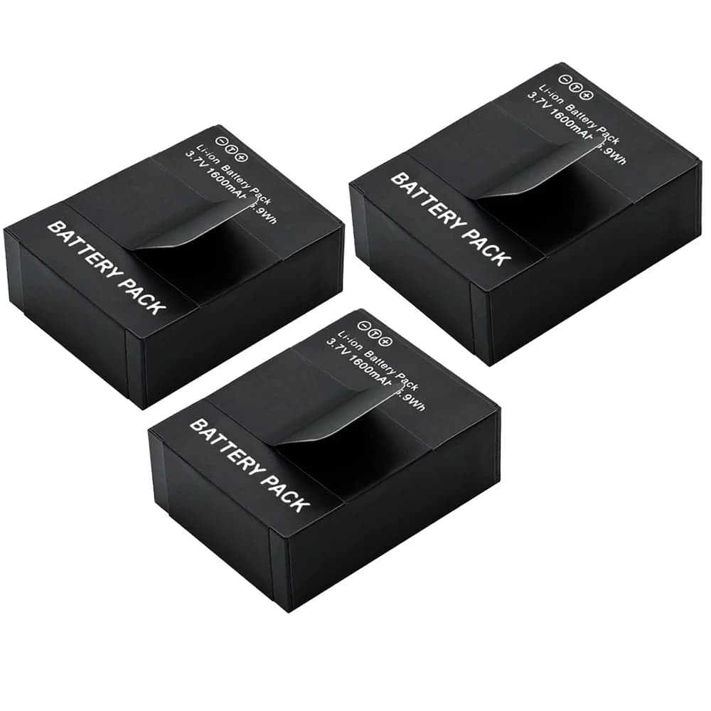 Batteria da 1600 mAh AHDBT 301 201 Batterie ricaricabili AHDBT-301 per GoPro Hero 3 Go Pro hero 3 3+ Batteria per action camera
