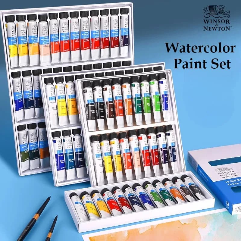 Winsor & Newton 36 colori set di colori professionali per acquerello pigmento 10ML colori ad acqua pittura forniture d'arte per artisti