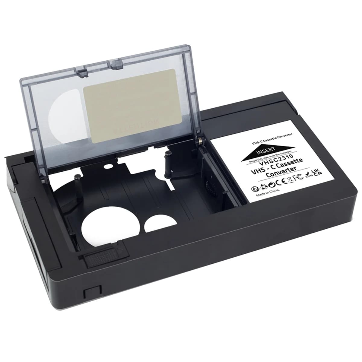 B68A VHS-C Cassette Converter for JVC for RCA for Panasonic VHS to VHSC SVHS-C Cassette Adapter Not for 8mm/MiniDV/Hi8