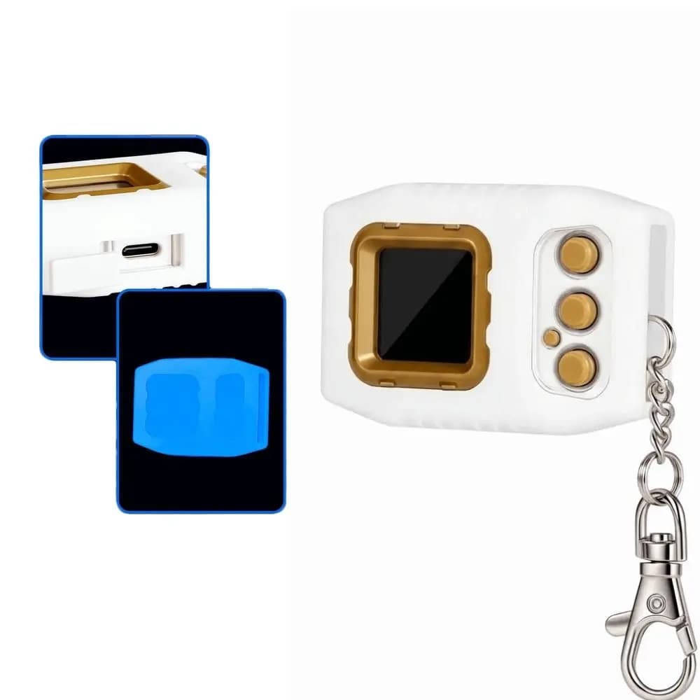 Luminous Silicone Virtual Pet Toy Cover Shockproof Anti-fall Protective Case Thickened for Digimon Pendulum COLOR