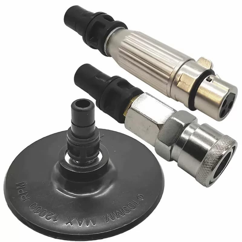 Fascia gun modified with Vac-u-Lock connectors, suction cups, and 3XLR adapters is suitable for adult sex toys to Squirt orgasm