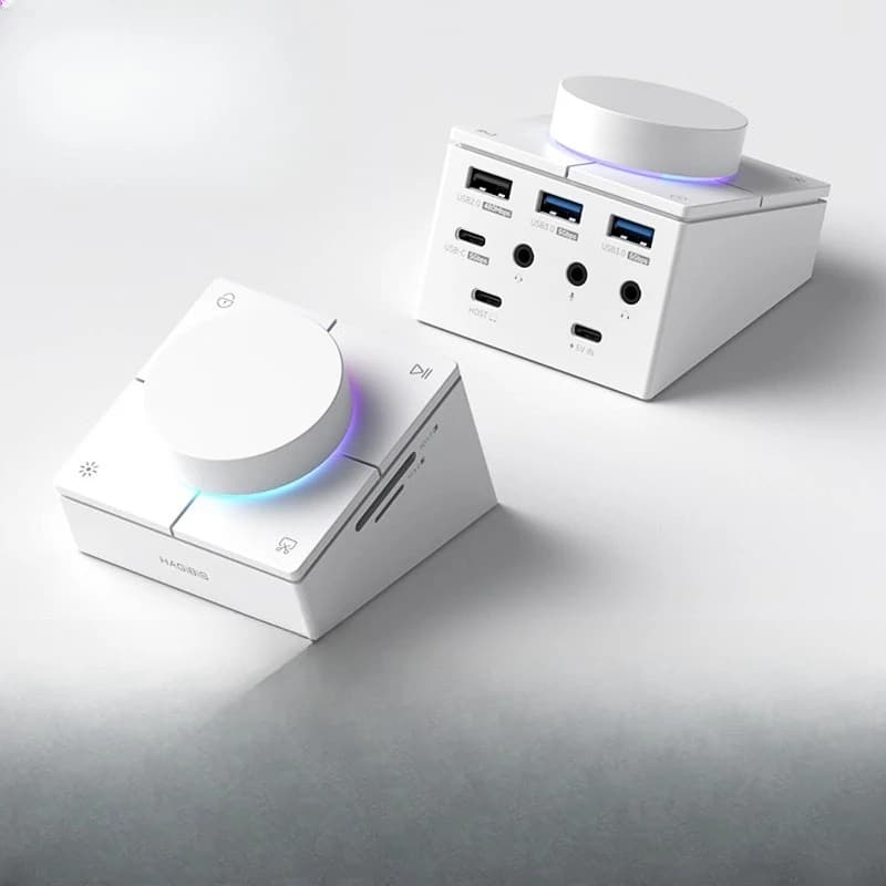 Desktop docking station adapter PC notebook volume adjustment switch controller