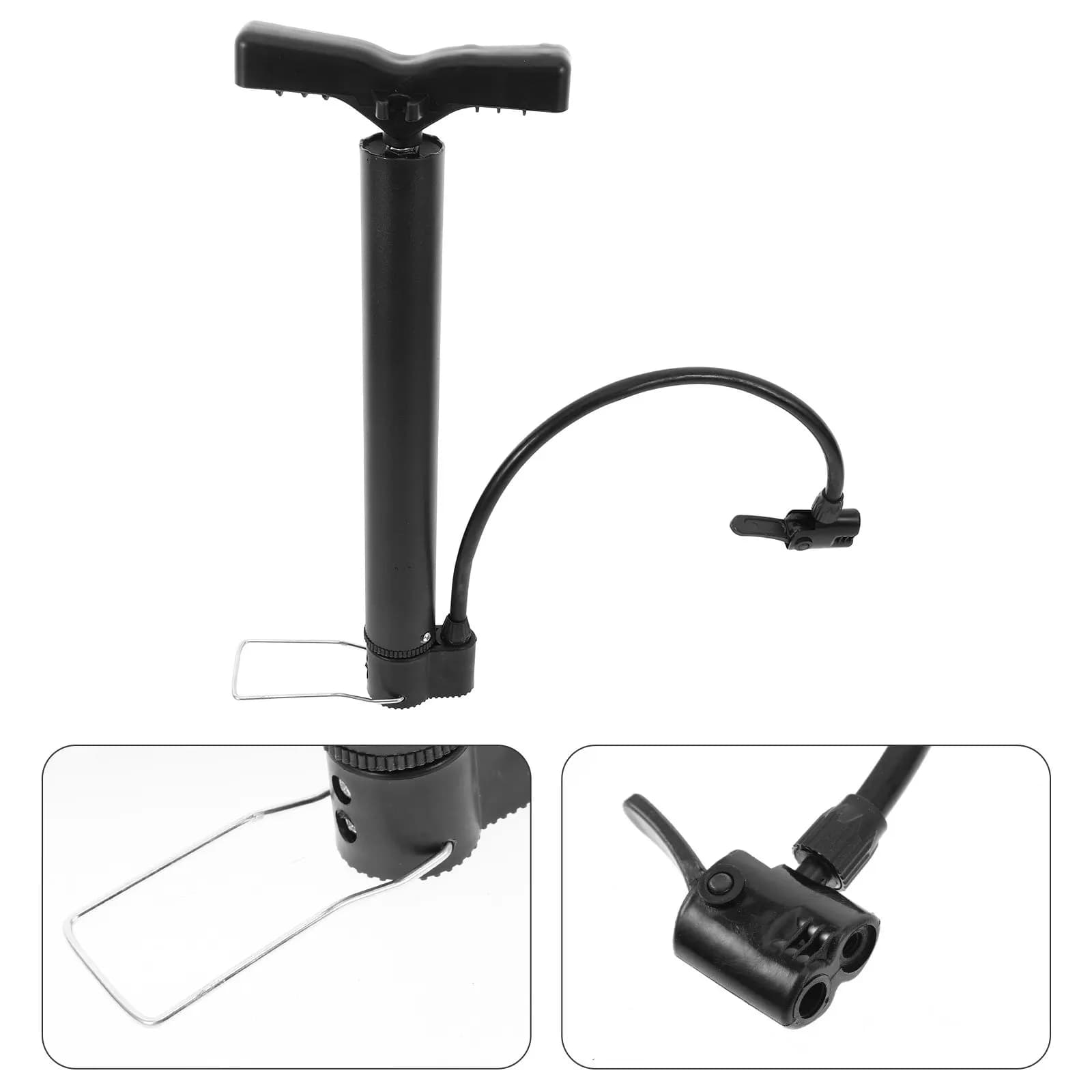 Pompa per Bicicletta in Lega di Alluminio ad Alta Pressione per Gonfiaggio Pneumatici Moto, Auto Elettriche, Palloni da Basket, Anelli da Nuoto, Barche