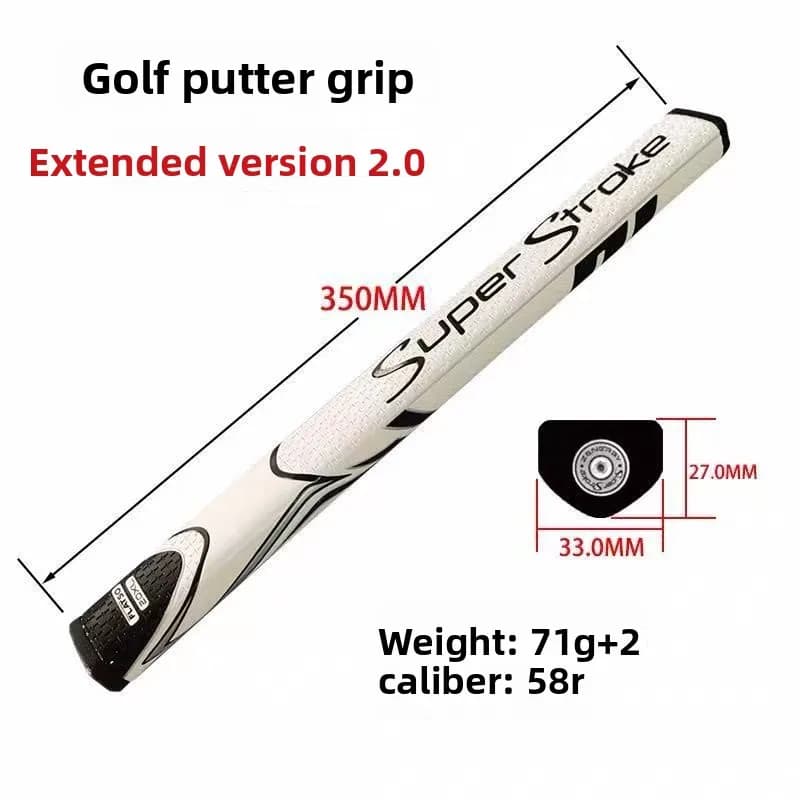Golf Putter Grip Replacement, Thick Oversized PU Anti-Slip Handle with Comfortable Feel for Men and Women Golf Clubs