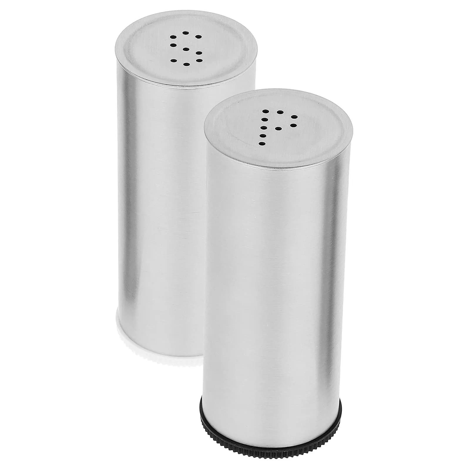 Set di 2 Dispenser per Sale e Pepe, Bottiglie Premium per Spezie, Multiuso per Cucina e Casa, Shaker per Condimenti in Materiale Sicuro e Resistente