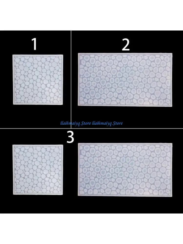 573B Handmade Water Ripples Mold Epoxy Resin Ocean Theme Pendant Jewelry Making