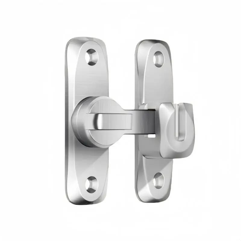 Serratura a scatto a 90/180 gradi per porta, chiusura di sicurezza per porta scorrevole, piccole serrature per cancelli, ferramenta antifurto, bulloni per porta in lega di zinco