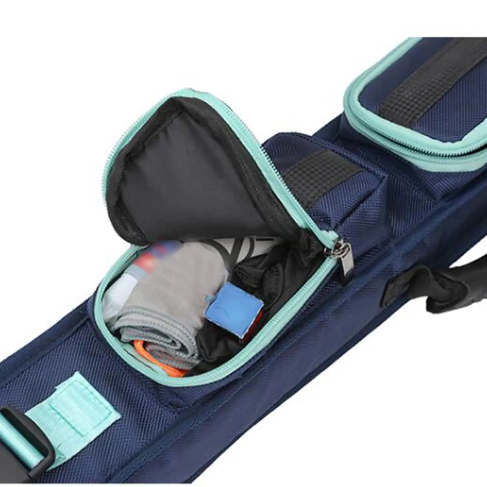 Billiard Cue Pool Cue Pouch Lightweight with External Pocket 5 Holes Billiards