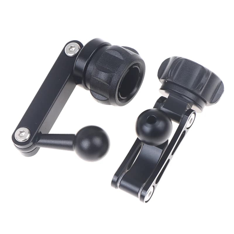 Adattatore per testa da femmina a maschio con braccio di prolunga per giunto sferico per auto da 17 mm adatto per supporto per navigazione con supporto per telefono con presa d'aria