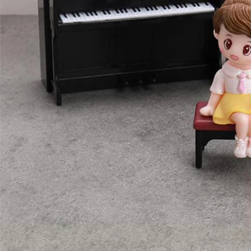 1 set mini simpatico pianoforte simulato - modello di strumento musicale per casa delle bambole, scena di casetta da gioco e accessorio giocattolo