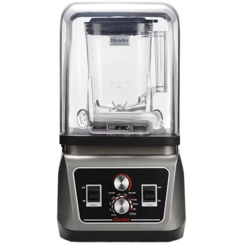 Electric juicer for commercial smoothies and mixer for acoustic smoothies