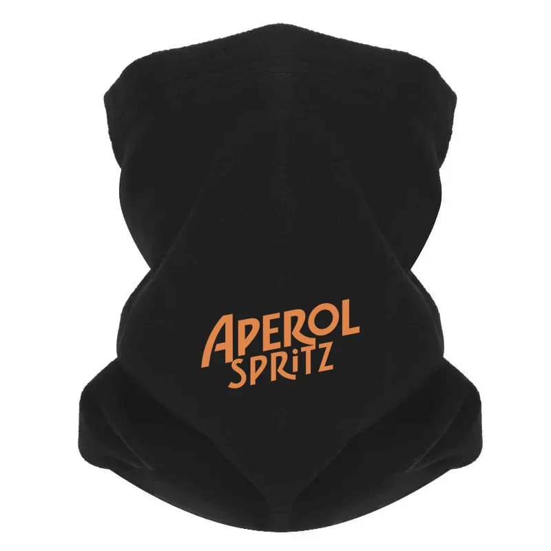 Aperol Spritz elegante lettere arancioni Uomo Sciarpa antivento Maschera Ghetta per il collo Cappello Berretto da donna Copricapo Outdoor Mantieni caldo Inverno Multif