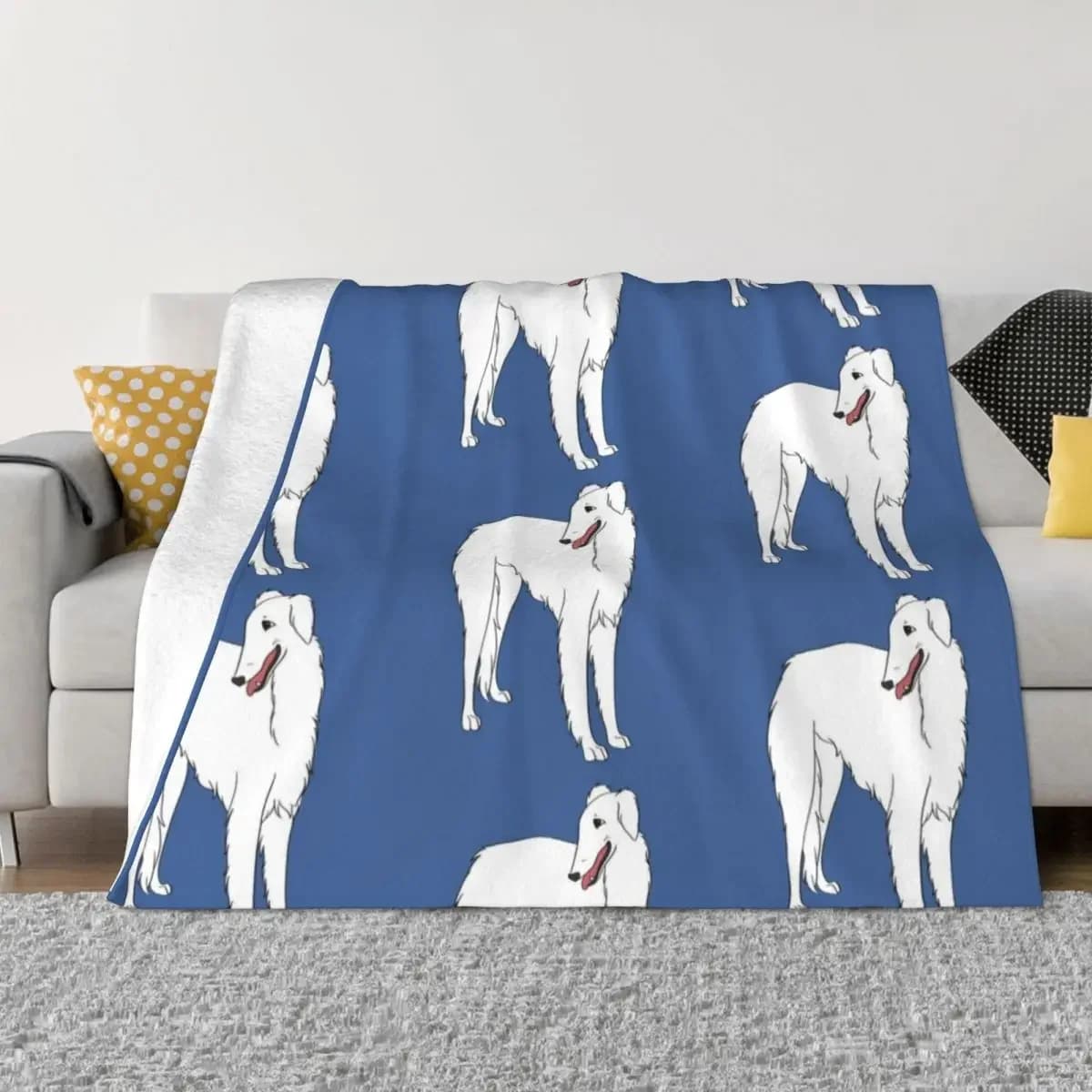 Borzoi coperta copriletto halloween coperte da campeggio
