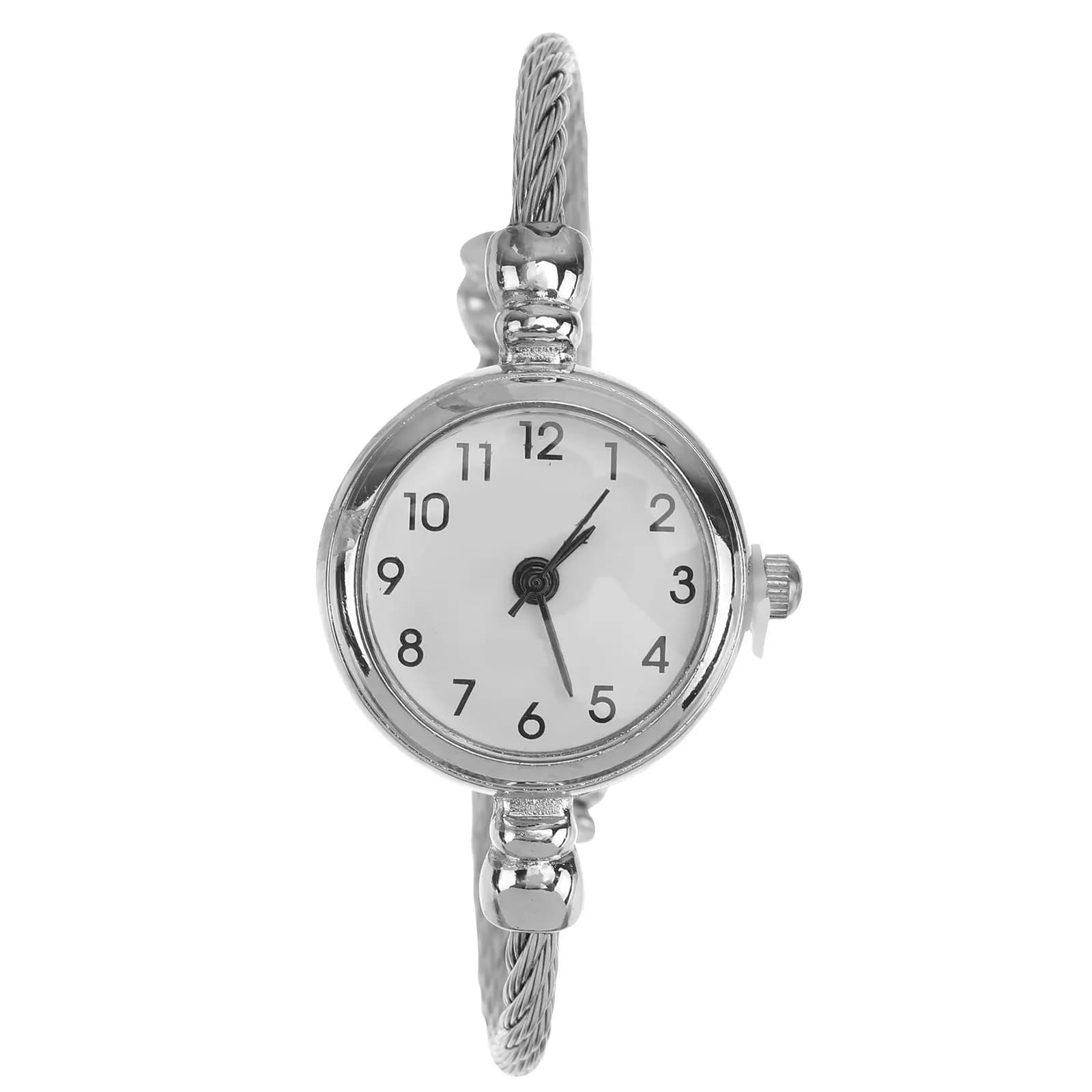 Orologio al Quarzo alla Moda Bianco da Donna, Bracciale di Lusso, Elegante Regalo per San Valentino, Natale, Capodanno, Compleanni