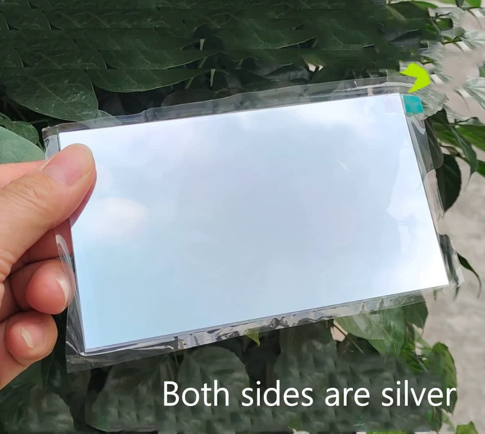 145x85mm Proiettore FAI DA TE Lente di Isolamento termico HD Illuminare Pellicola Polarizzatore Vetro Polarizzato Termico Schermo Giallo Bruciato Riparazione
