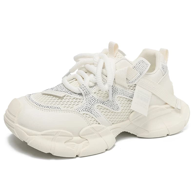 2026 Women Summer Autumn New Platform Mesh Sneaker Height Increase Breathable Casual Chunky Sole Comfort Stylish Versatile Shoes