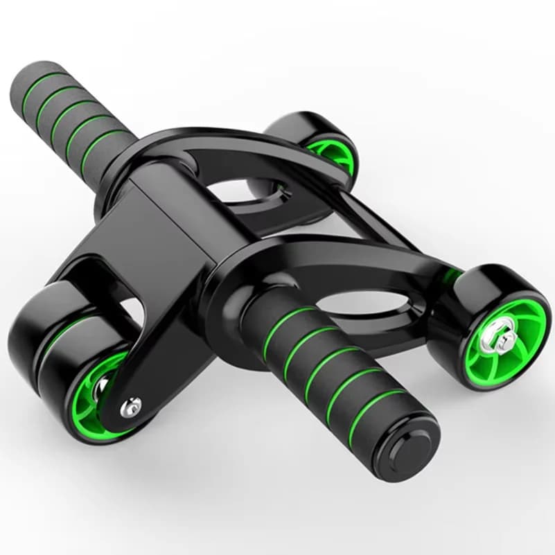 Ab Roller for Abs Workout 4 Wheel AB Wheel Roller Workout System Home Gym Workout Exercise Equipment Abdomen Muscle Training