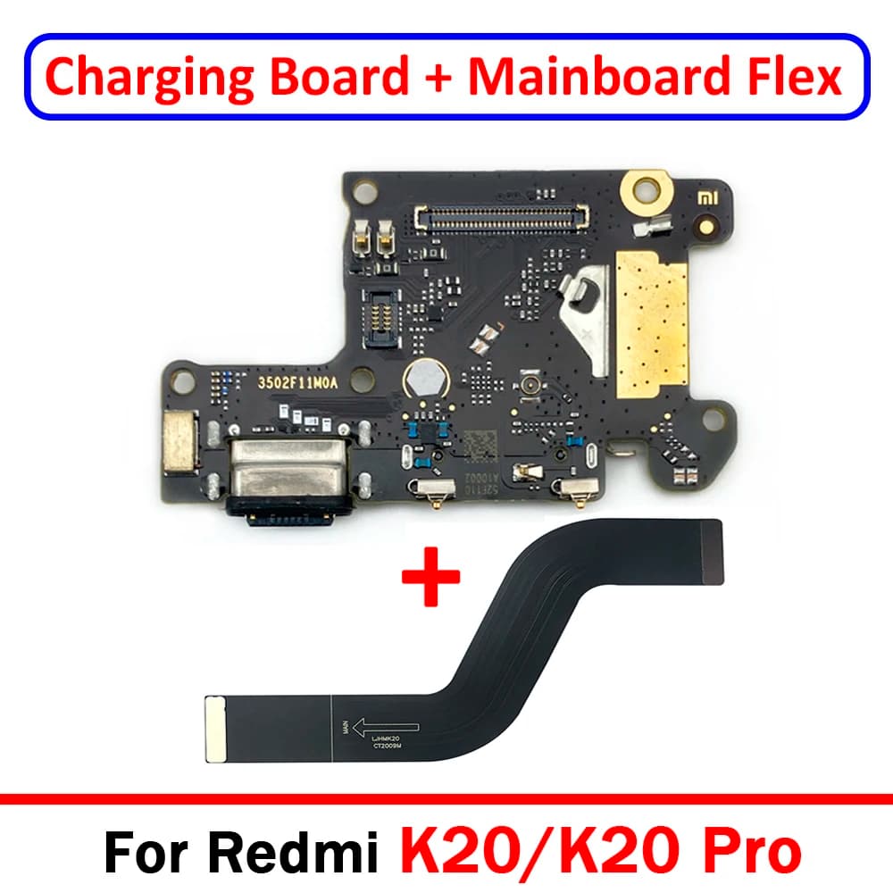 For Xiaomi Redmi K20 Pro Dock USB Charger Fast Charging Port Connector Board Flex Cable For Xiaomi Mi 9T Pro